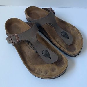 Birkenstock Gizeh Sandals Size 37 US 7 Brown